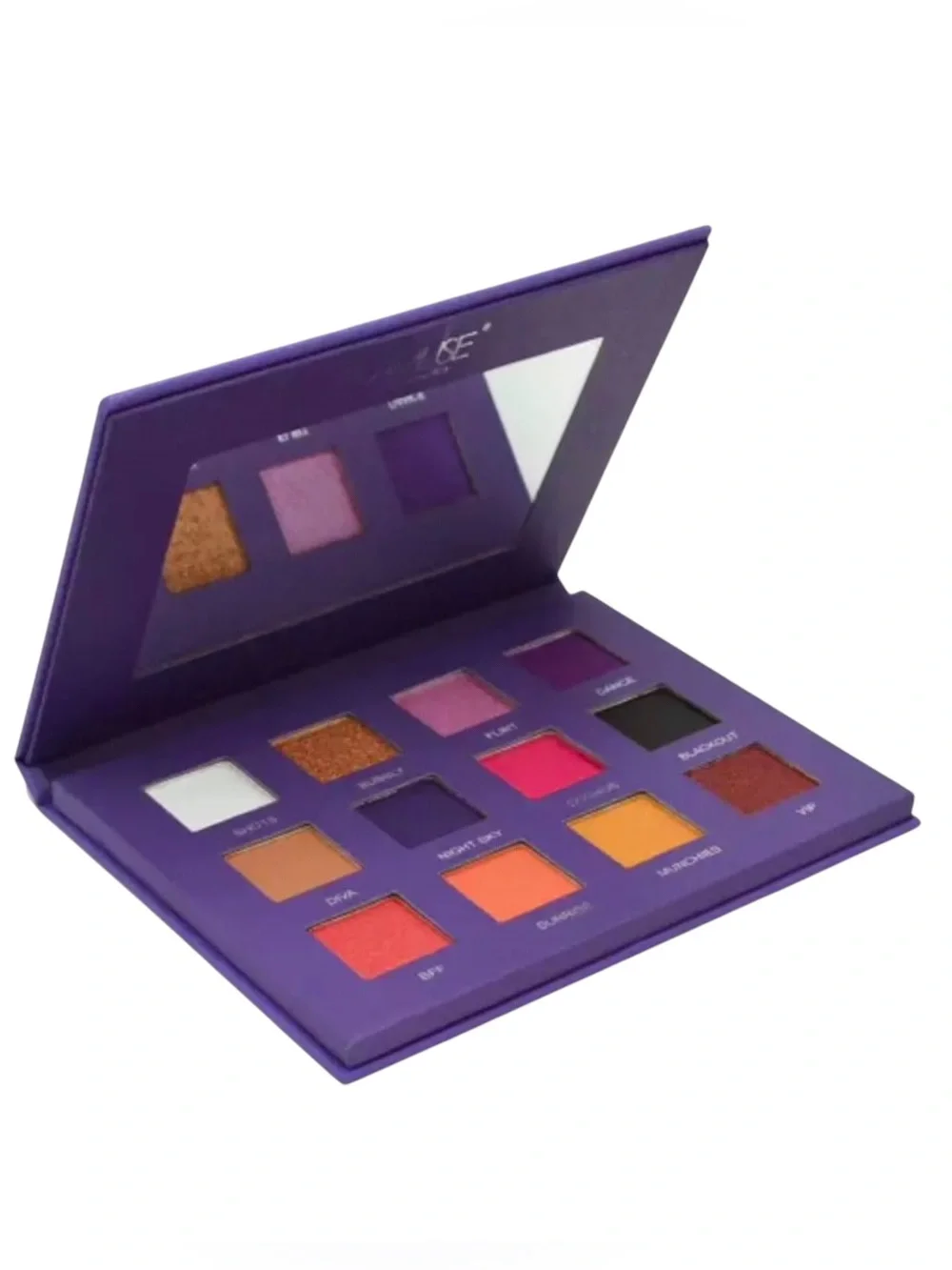 NEW AMUSE Girls Night Out 12 Shade Shimmer Matte Metallic Eyeshadow Palette Pink